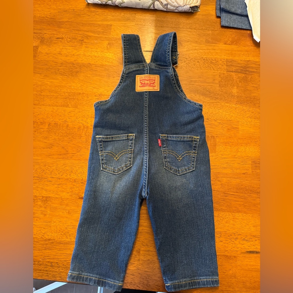 Levi’s 12 Month Denim Overalls Bibs Pants - Picture 4 of 5